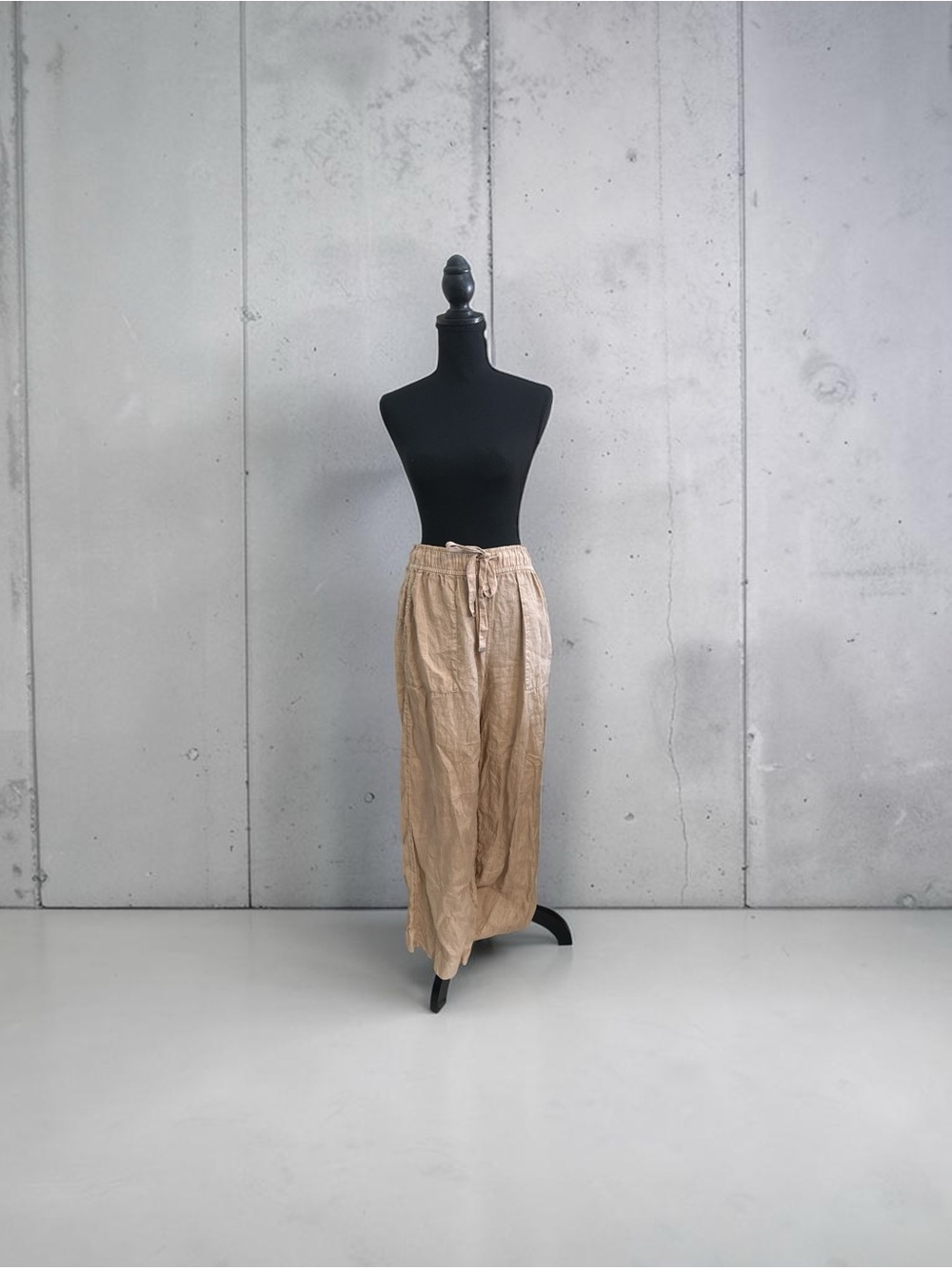 Joie Neutral Beige Drawstring Maxi Skirt